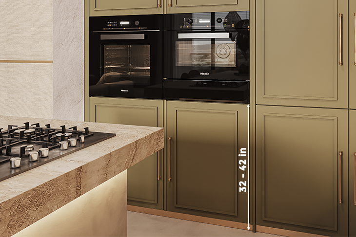 Kitchen dimensions for Microwave Height